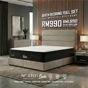 Nosto Mattress Promotion [Luna Mattress + 1020 BedFrame]